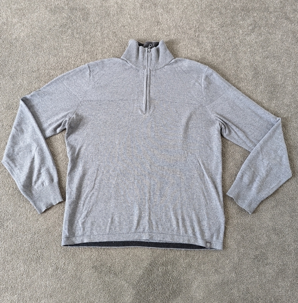 The North Face Men's Turtleneck Cotton Wool Sweater Size Large Jumper Sweatshirt